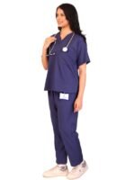 Core Women's Navy Blue Scrubs - Image 2