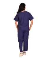 Core Women's Navy Blue Scrubs - Image 3
