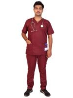 Luxe Men's Wine Scrubs