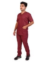 Luxe Men's Wine Scrubs - Image 2