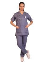 Luxe Women's Grey Scrubs