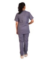 Luxe Women's Grey Scrubs - Image 3